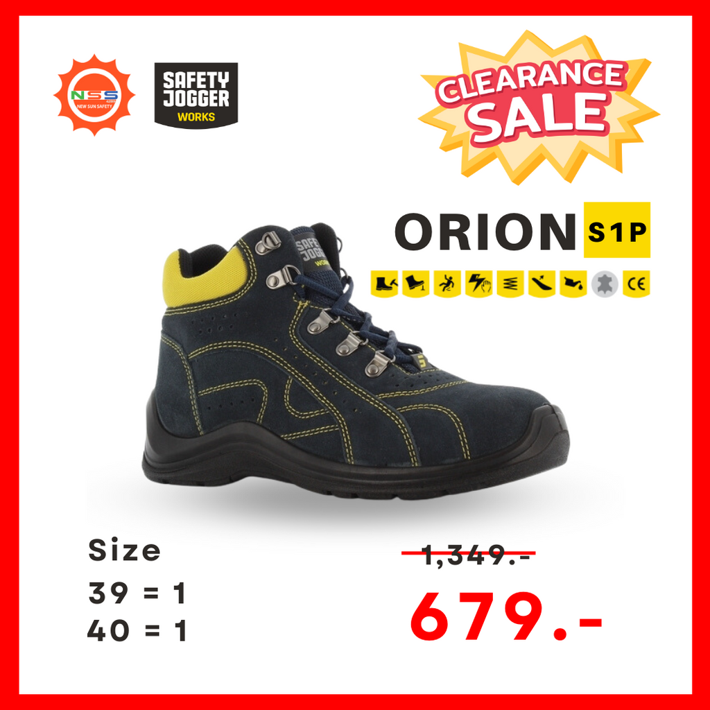 ( CLEARANCE SALE 50% ) Safety Jogger รุ่น ORION