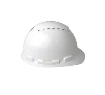 3M รุ่น H-701 SFV-UV หมวกนิรภัยมีรูระบาย ปรับหมุน สีขาว