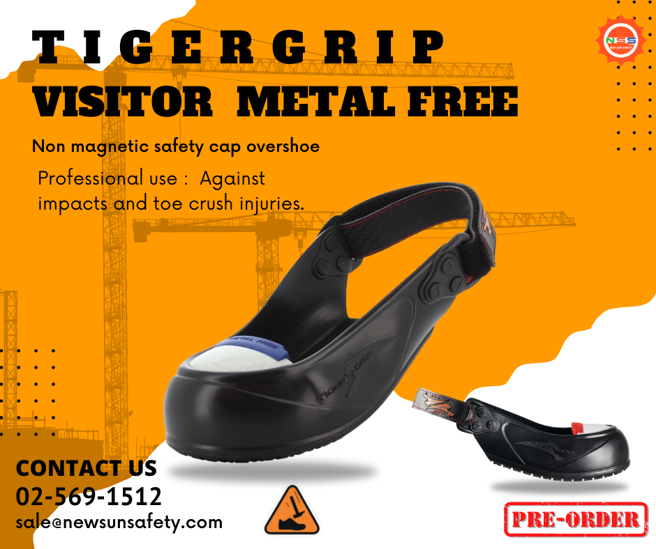 (Pre-Order)Safety Jogger รุ่น VISITOR METAL FREE รองเท้าเซฟตี้เสริมการกระแทก บริเวณด้านนิ้วเท้า